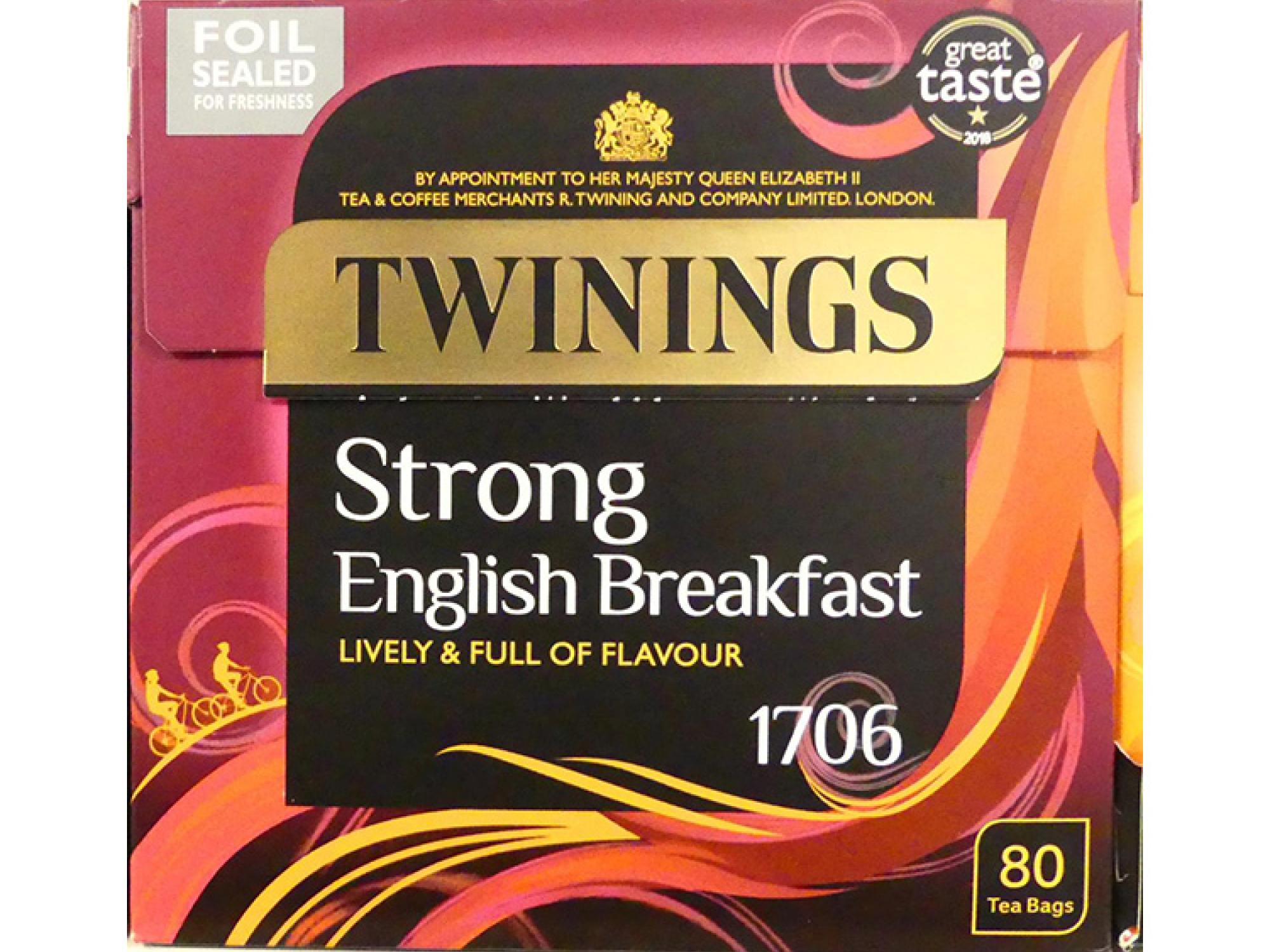 Twinings strong breakfast tea
