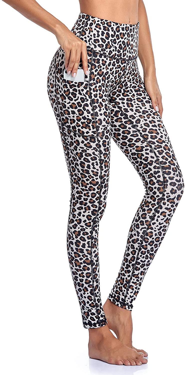 Hoge Taille Legging Dames Sport Fitness Yoga Broek Lange Ondoorzichtige  Legging Yoga Broek Sportbroek Leggings Fitness Broek met Zakken Luipaard M  Happygetfit | Webshoplocatie.nl