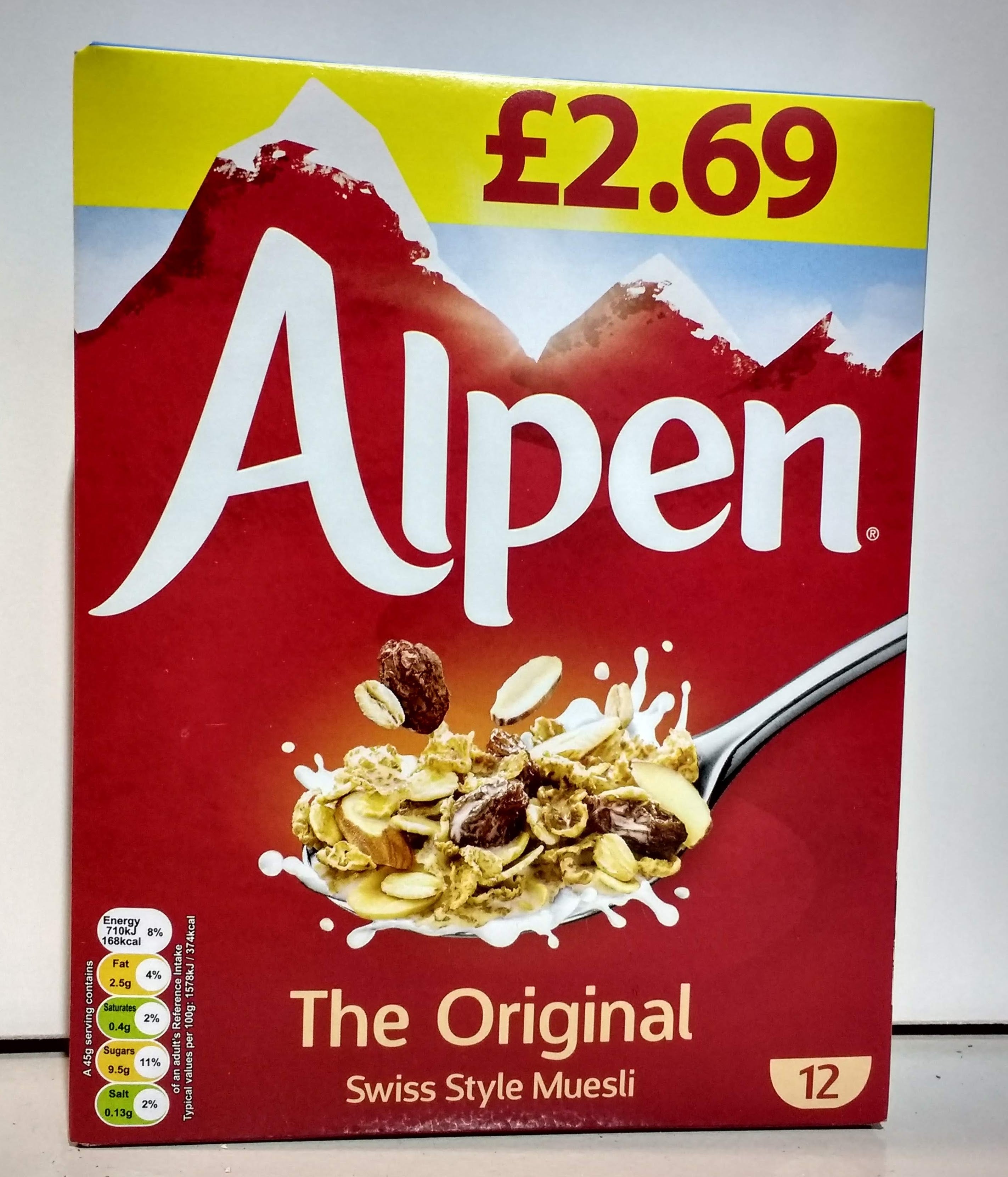 Alpen Original Swiss Recipe Muesli 550g A Taste of Home