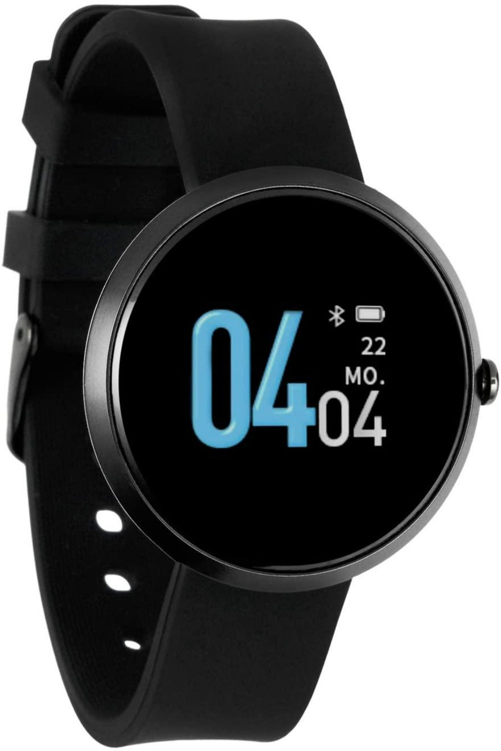 Ontdek de elegantie van onze dames smartwatch met fitnesstracker COLOR FIT Urban Zwart Webshoplocatie