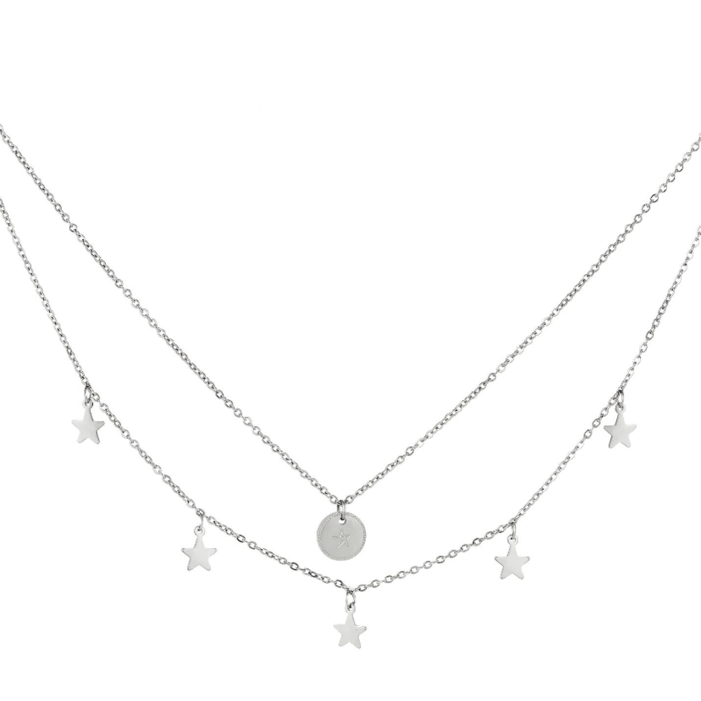 Roestvrij stalen ketting - Yehwang - Ketting - One size - Zilver