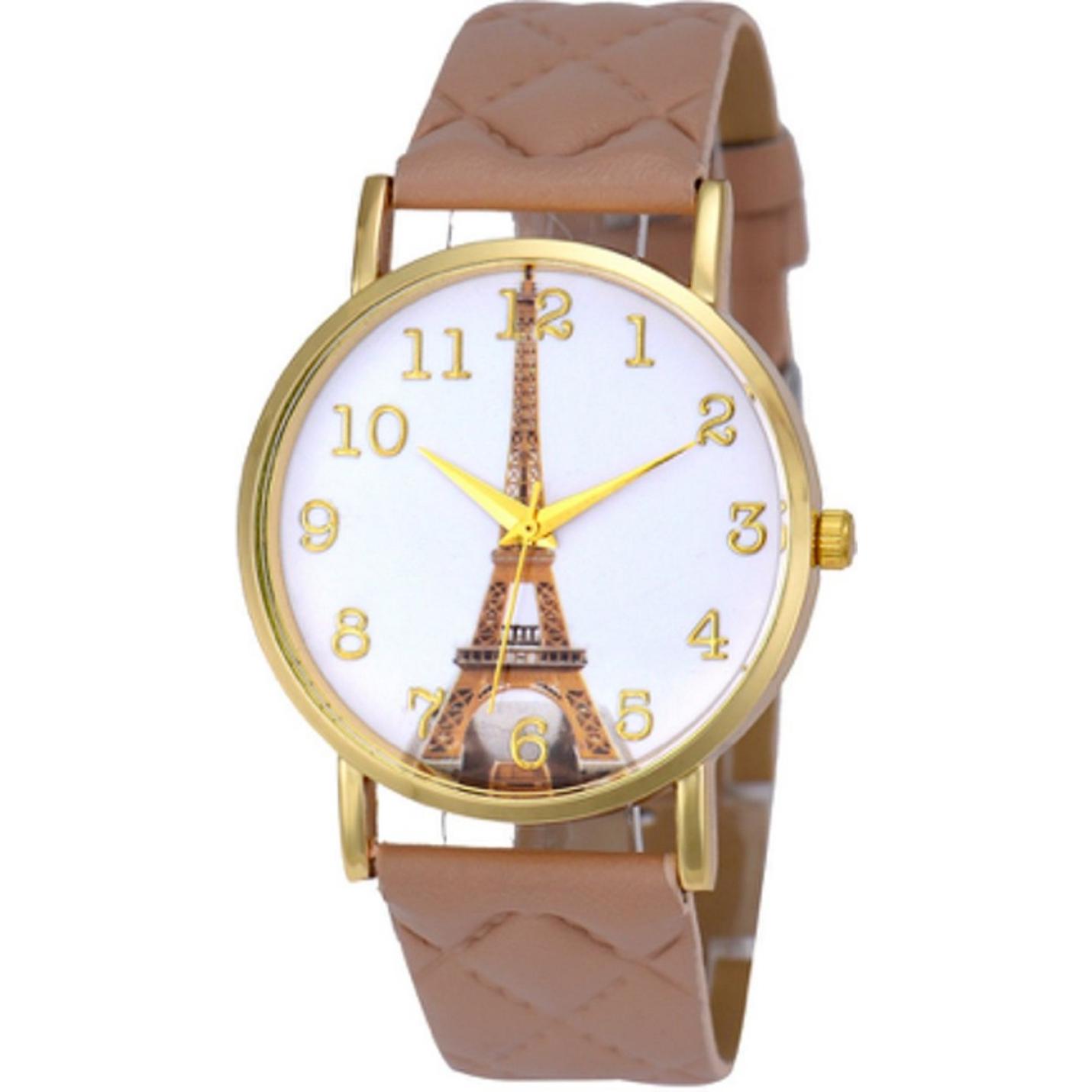 Eiffeltoren Horloge - Creme