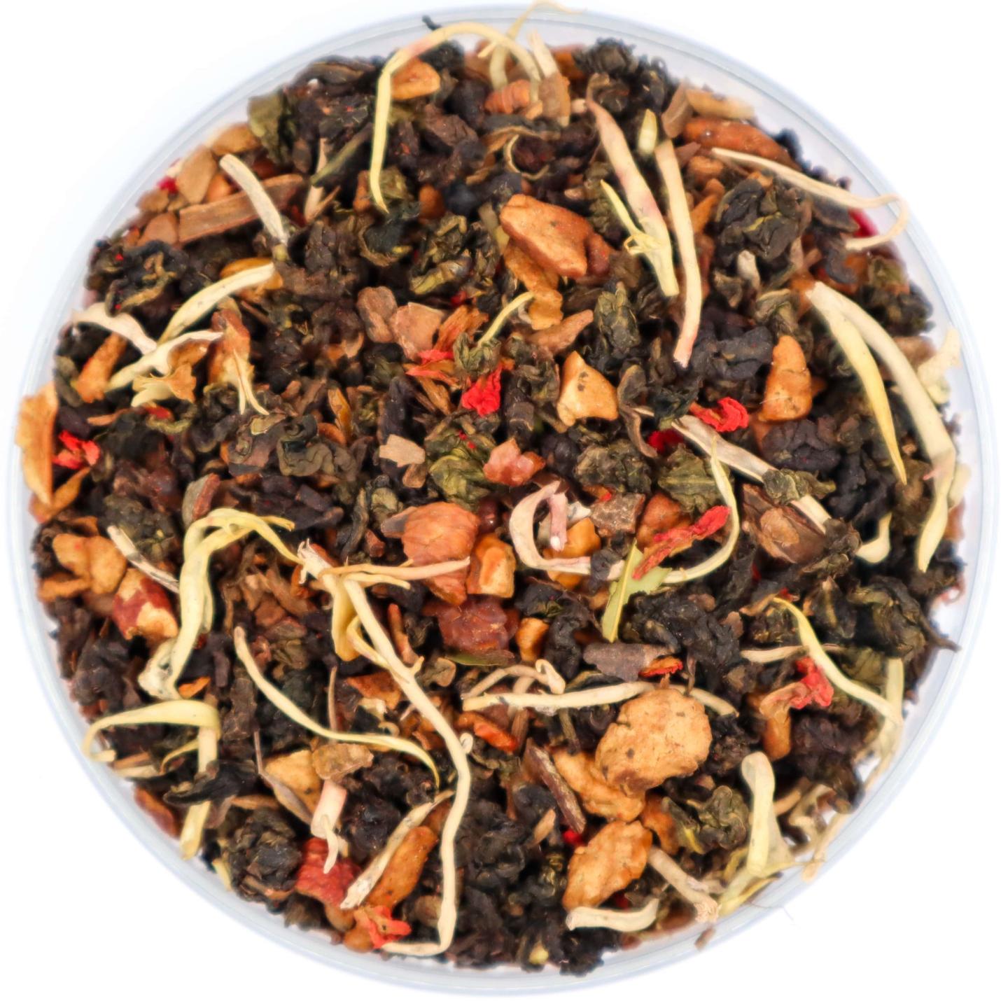 Autumn Oolong - Losse Thee - Oolong thee met een smaakexplosie - 130 gram Amberpot