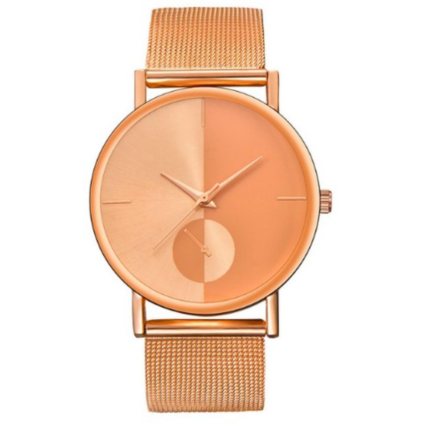 Hidzo Horloge Bowake ø 37 mm - Rose-Goud - Inclusief horlogedoosje