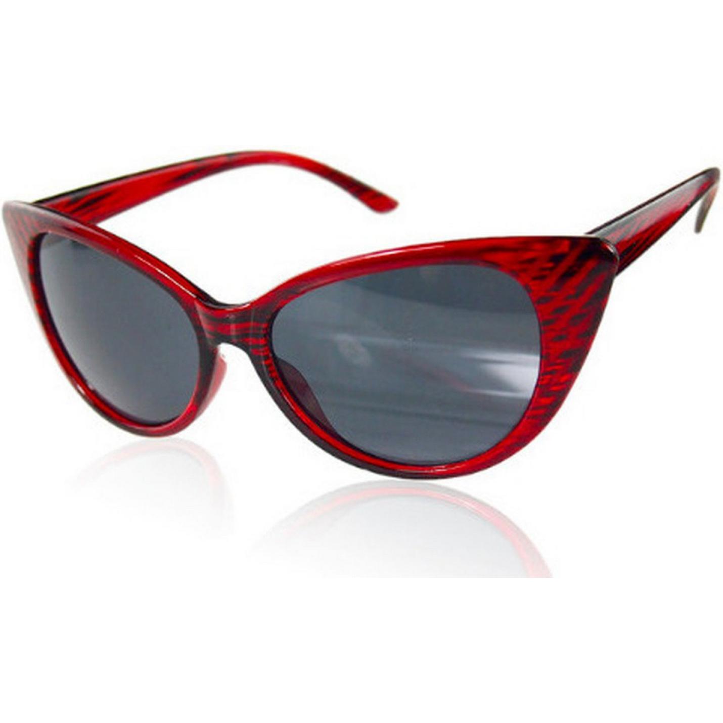 Monarch overhead Oneindigheid Cat Eye Zonnebril - Rood op Zwart Hidzo | Webshoplocatie.nl
