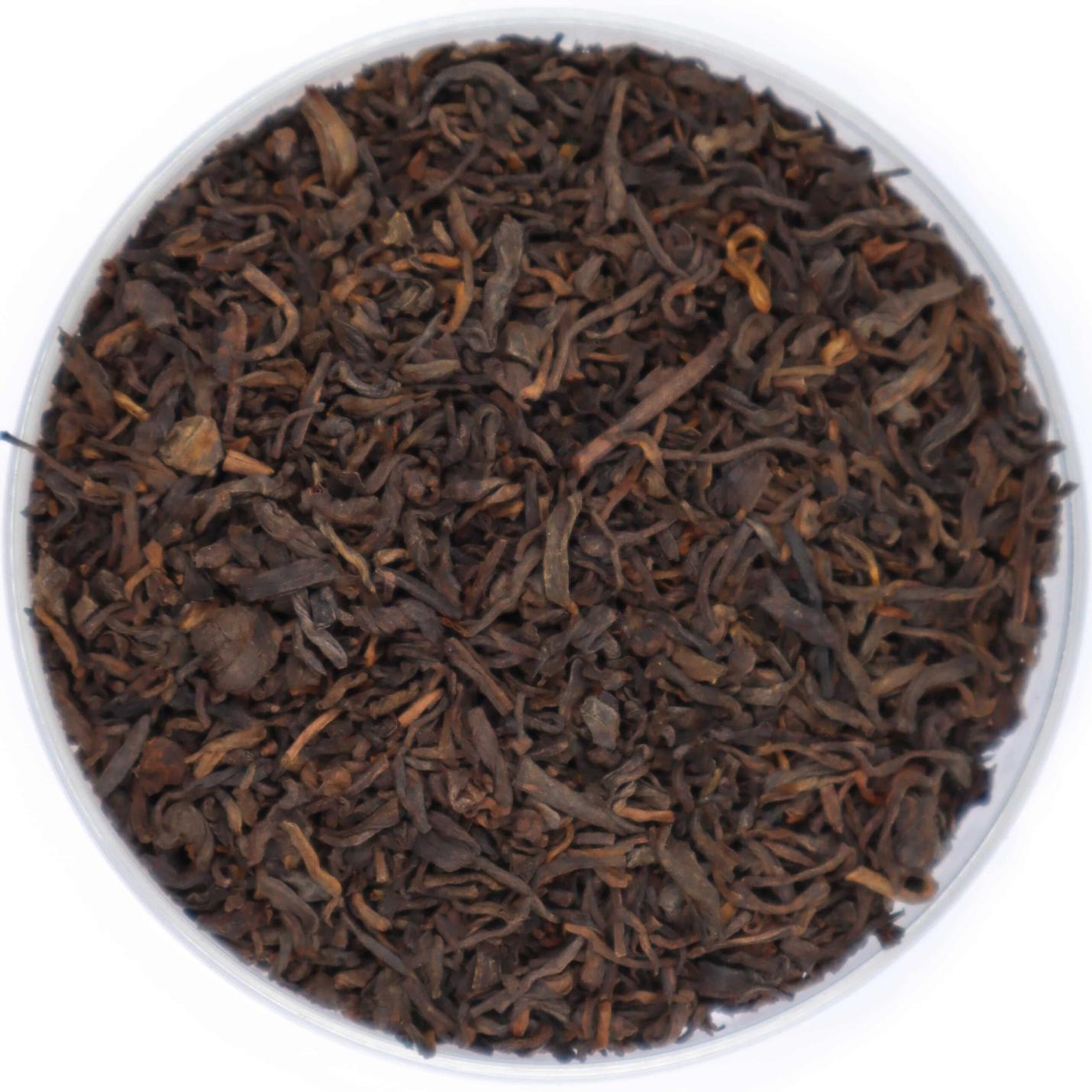 Earth Pu-Erh Bio - Losse Thee - Een biologische thee met een sterke, aardse smaak - 70 gram Amberpot