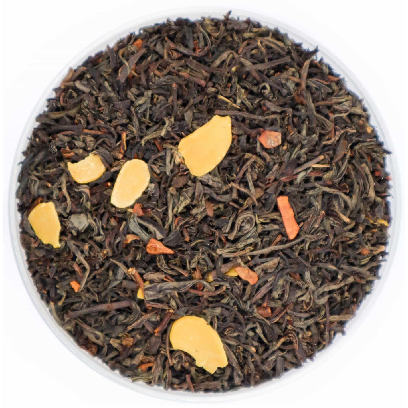 Golden Walnut - Losse Thee - Een zwarte thee met amandel en kaneel - 60 gram Amberpot