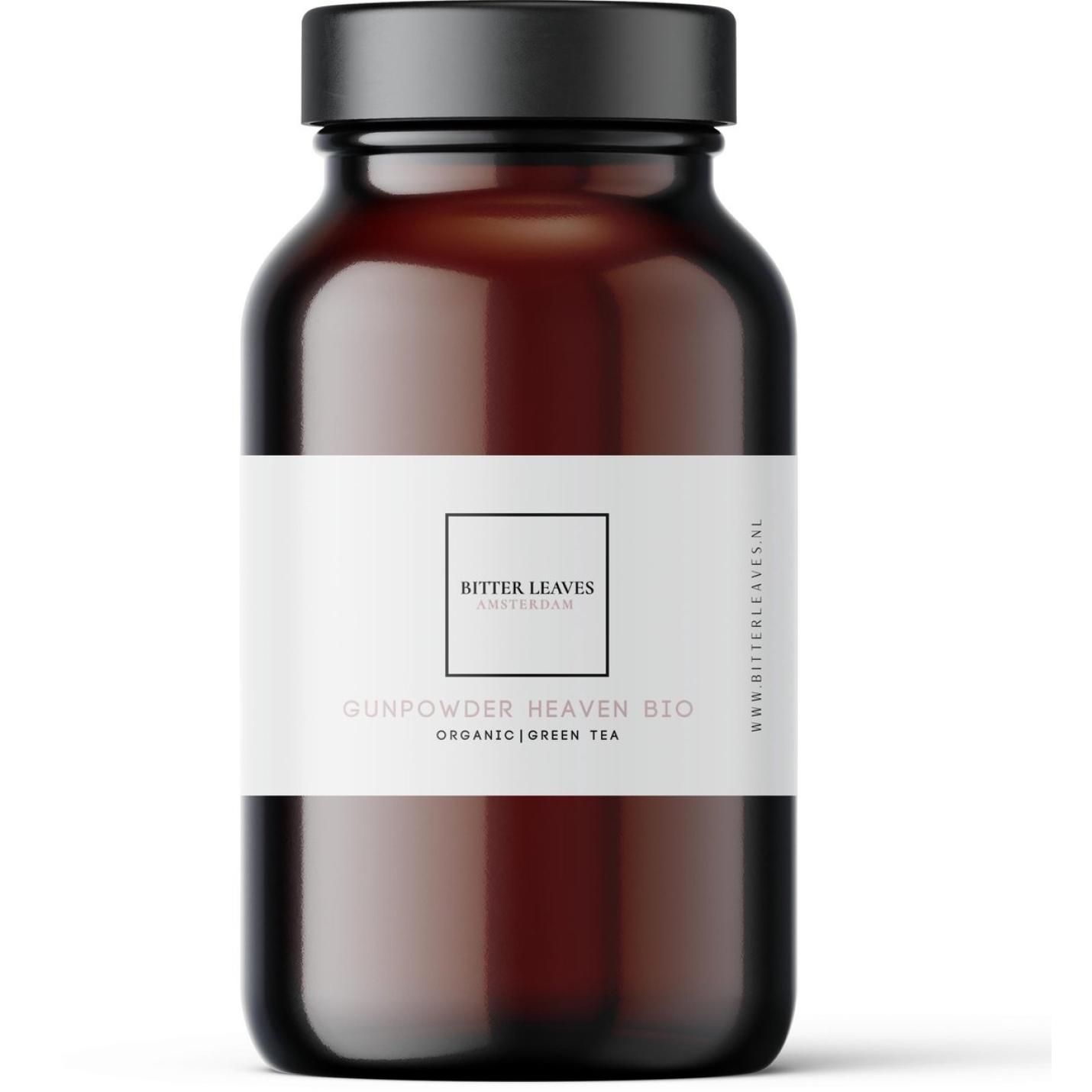 Gunpowder Heaven Bio - Losse Thee - Voor de liefhebber van thee die fruitig en zuur smaakt - 170 gram Amberpot 2