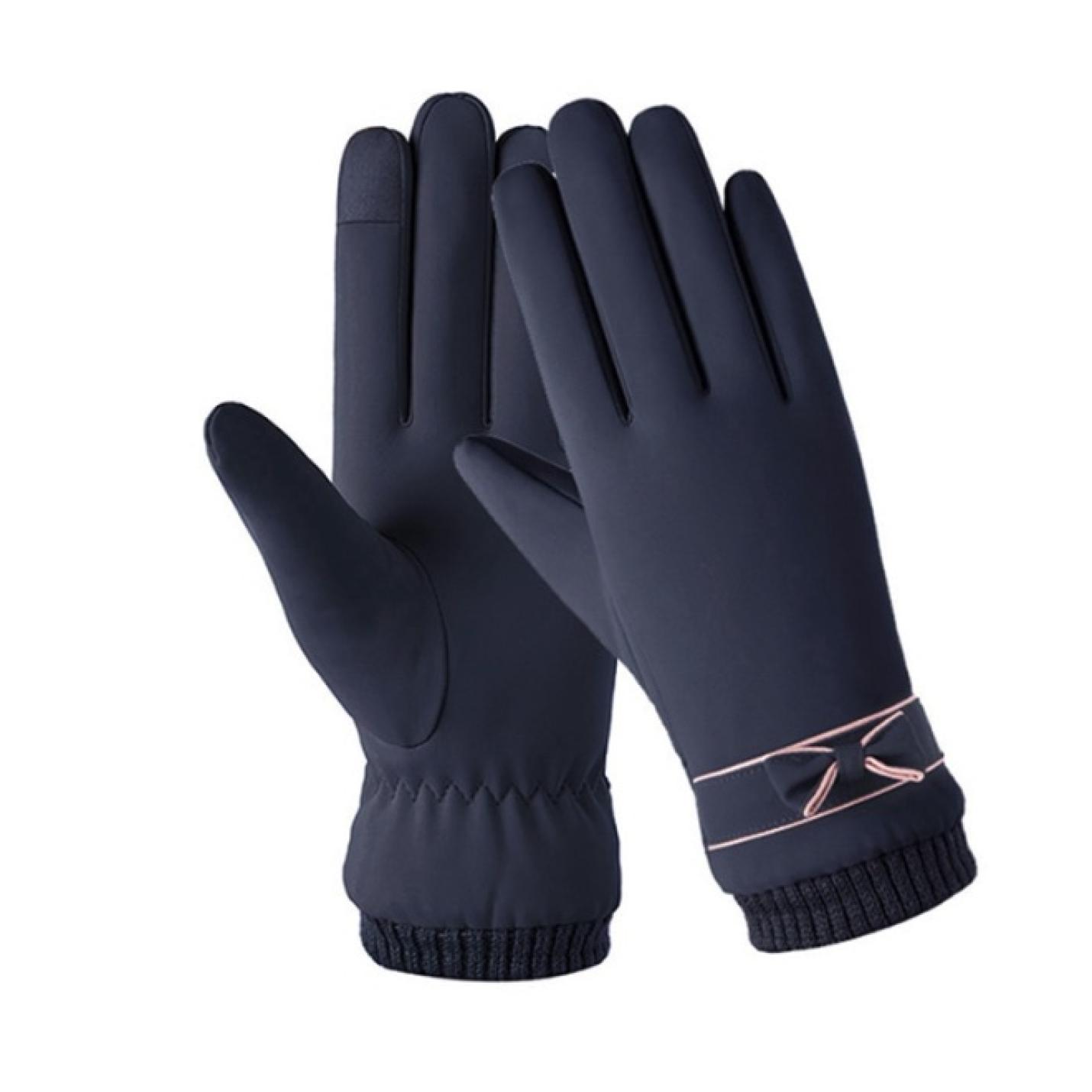 Hidzo Handschoenen - Dames - Blauw - Maat S/M - Touchscreen
