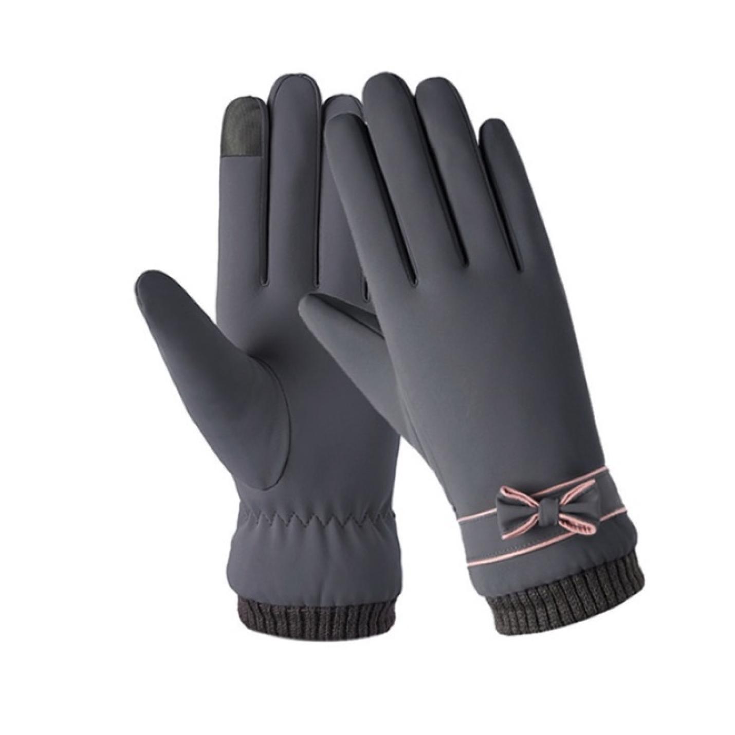 Hidzo Handschoenen - Unisex - Grijs - Maat S/M - Touchscreen