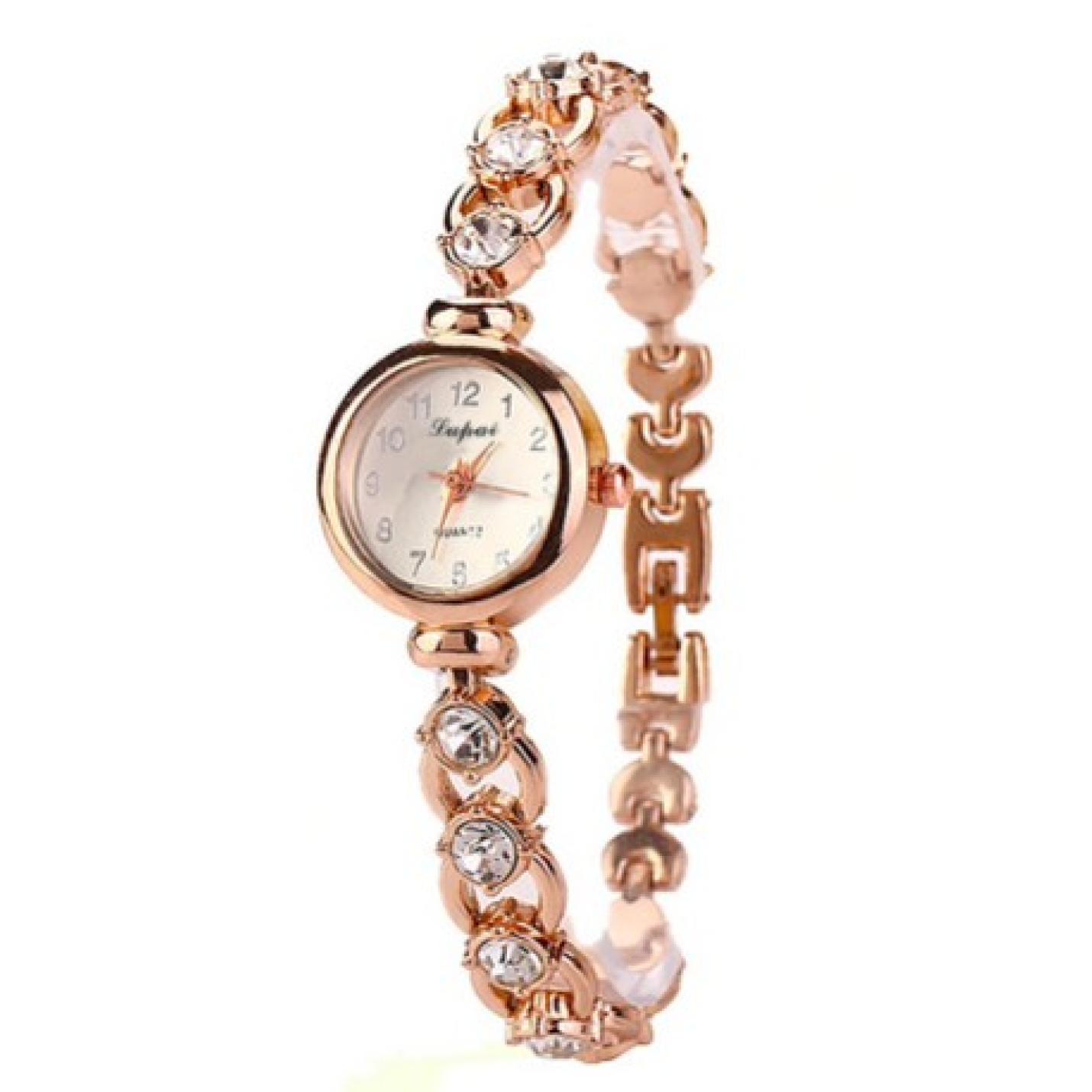 Hidzo Horloge LVPAI Quartz ø 25 mm - Goudkleurig - Staal