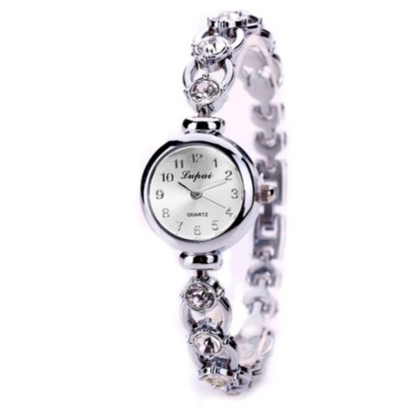 Hidzo Horloge LVPAI Quartz ø 25 mm - Zilverkleurig - Staal