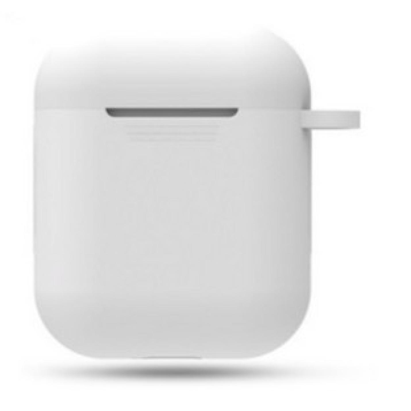 Hidzo hoes voor Apple's Airpods - Siliconen - Wit