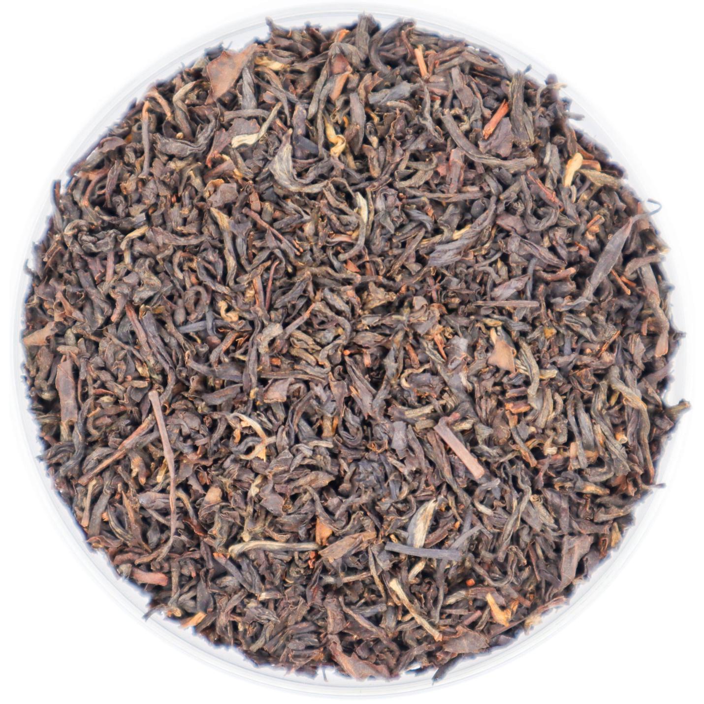 Lapsang Souchong Bio - Losse Thee - Een rokerige zwarte thee die ook wat kruidig smaakt - 50 gram Amberpot