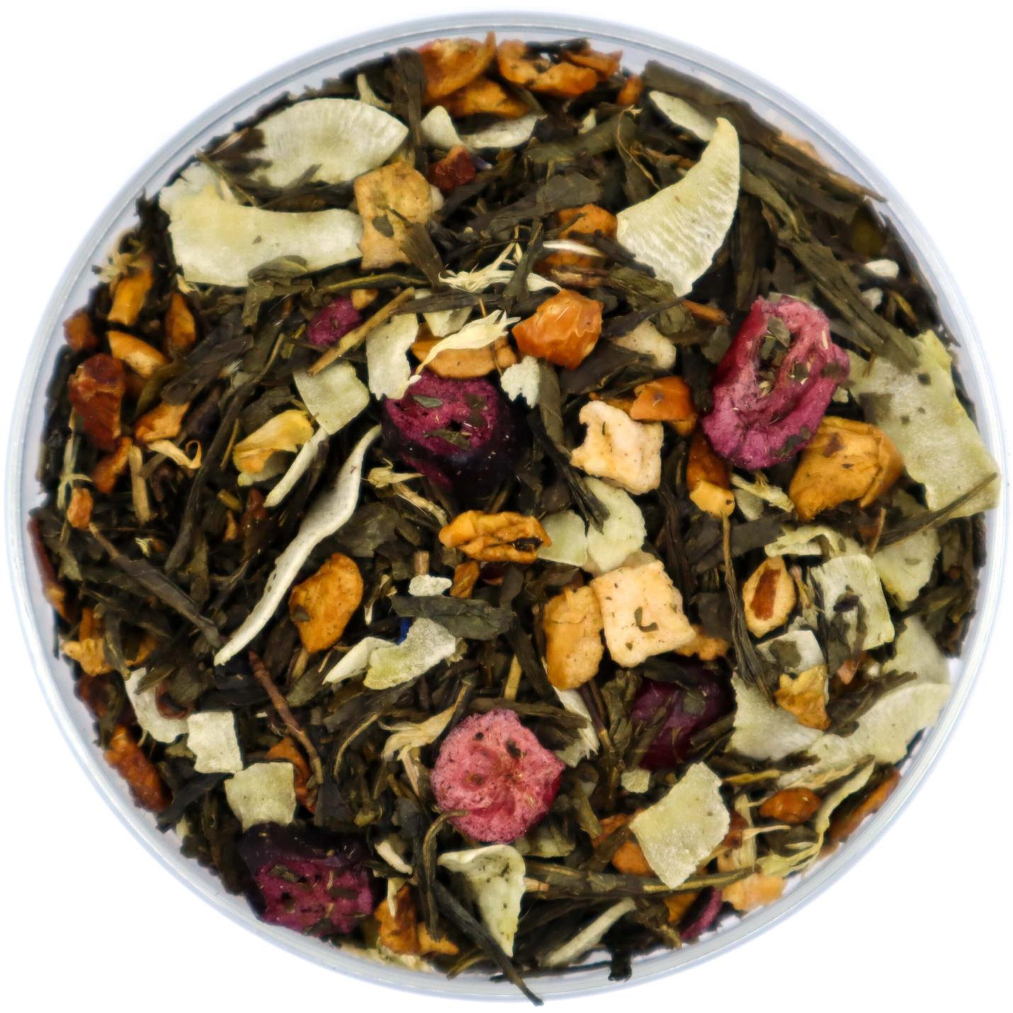 Pistachio - Losse Thee - Een groene thee met smaakvolle ingredi�nten - 70 gram Amberpot