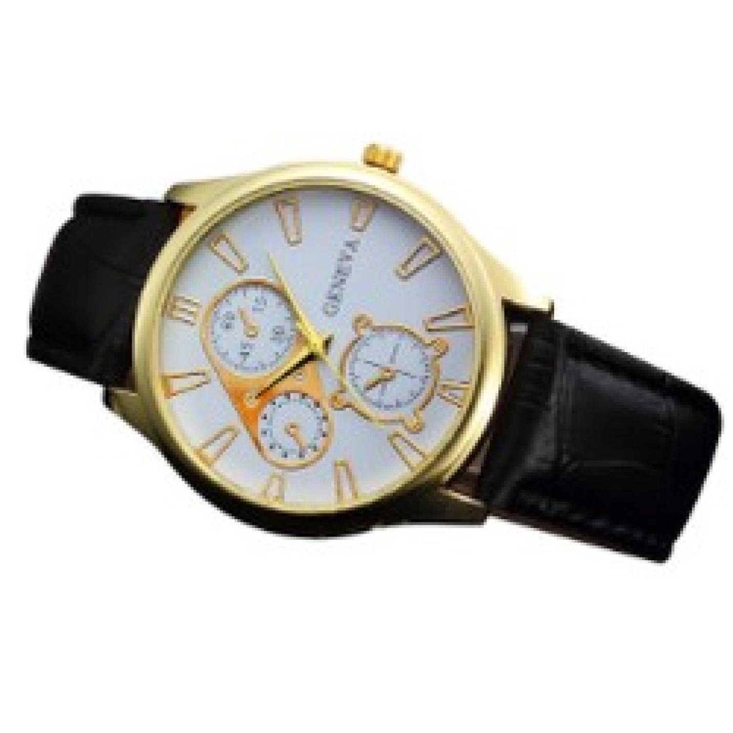 malloom Horloge - Wit/Zwart