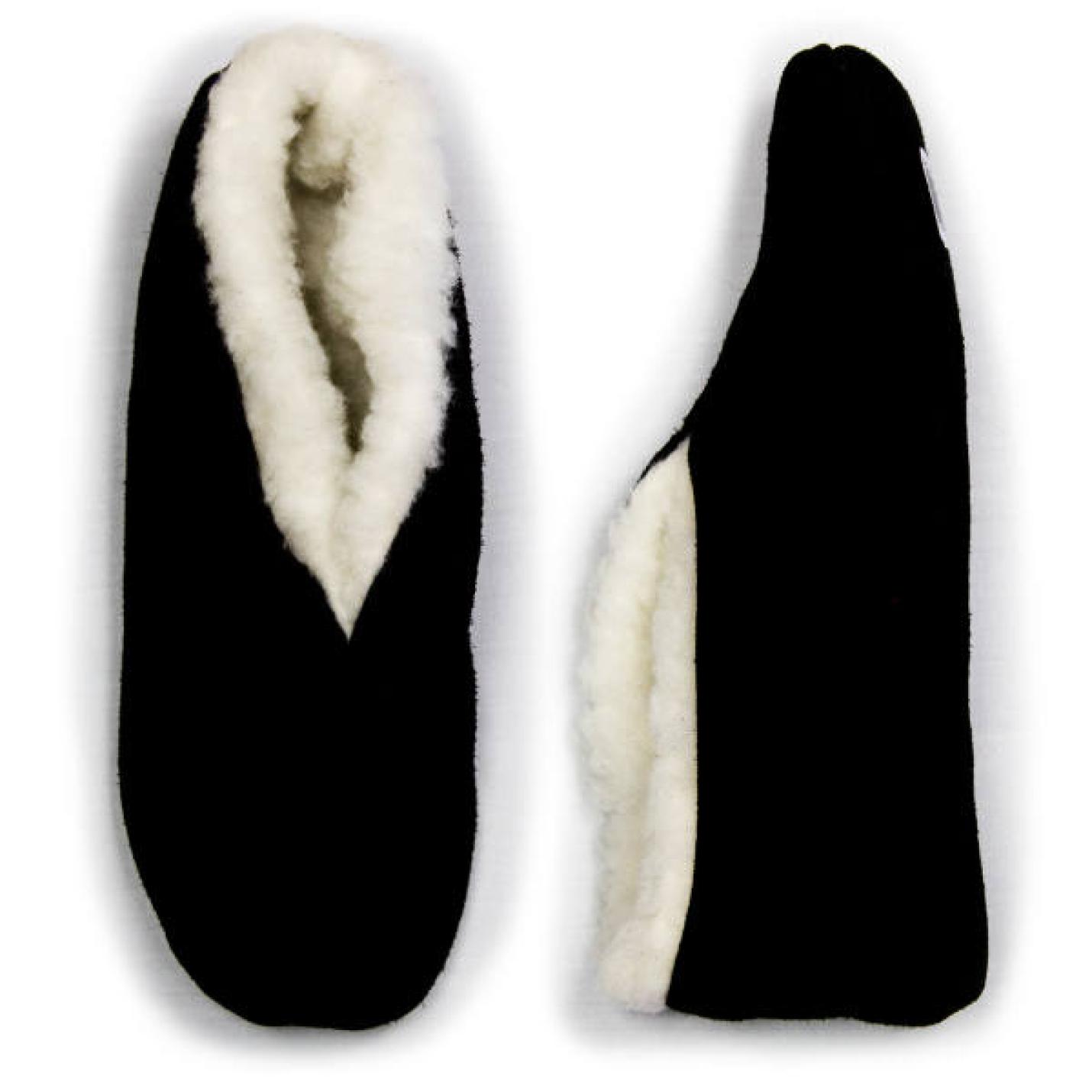 Echte suede Spaanse sloffen heren - Zwart - Maat 47 Hidzo |  Webshoplocatie.nl
