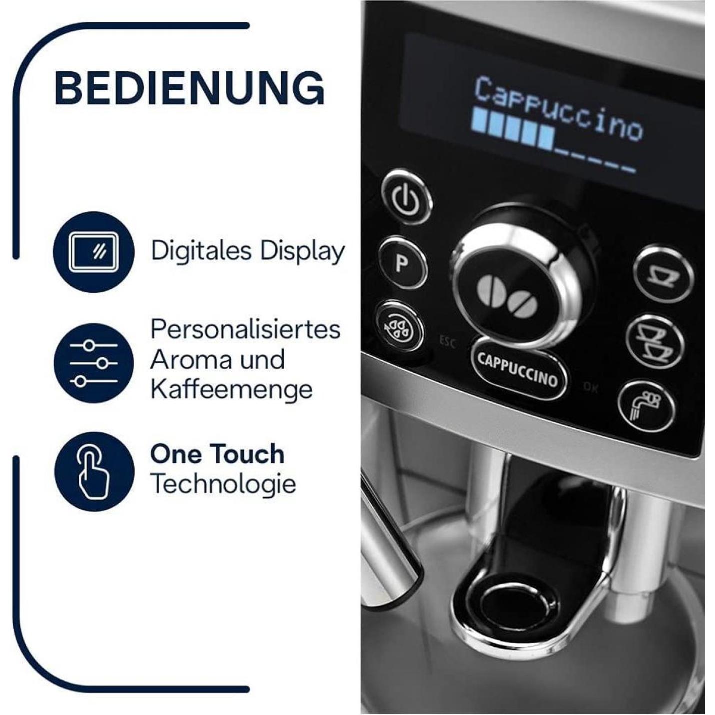 Bijdrage Handschrift Diakritisch DeLonghi ECAM 23.466.S LatteCrema koffie-espresso apparaat Combinatiekoffiemachine 1,8 l Volledig automatisch Retail XL | Webshoplocatie.nl Bijdrage Handschrift Diakritisch DeLonghi ECAM 23.466.S LatteCrema koffie-espresso apparaat Combinatiekoffiemachine 1,8 l Volledig automatisch Retail XL | Webshoplocatie.nl