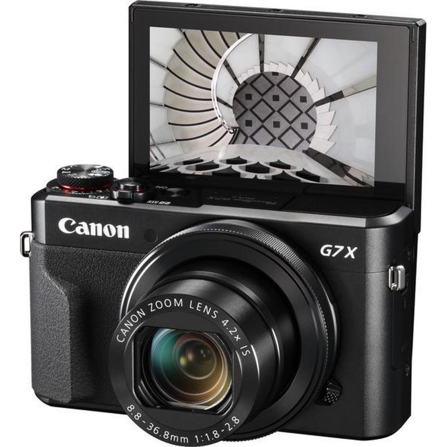 Canon PowerShot G7X Mark II - Vlog Kit - Inclusief Joby Gorilla 500 Tripod + 32GB SD-kaart 6
