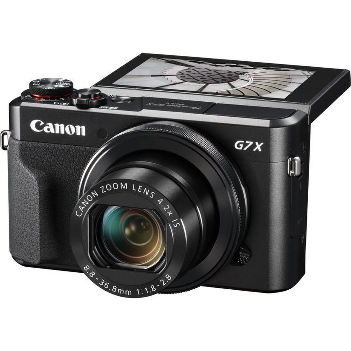Canon PowerShot G7X Mark II - Vlog Kit - Inclusief Joby Gorilla 500 Tripod + 32GB SD-kaart 7