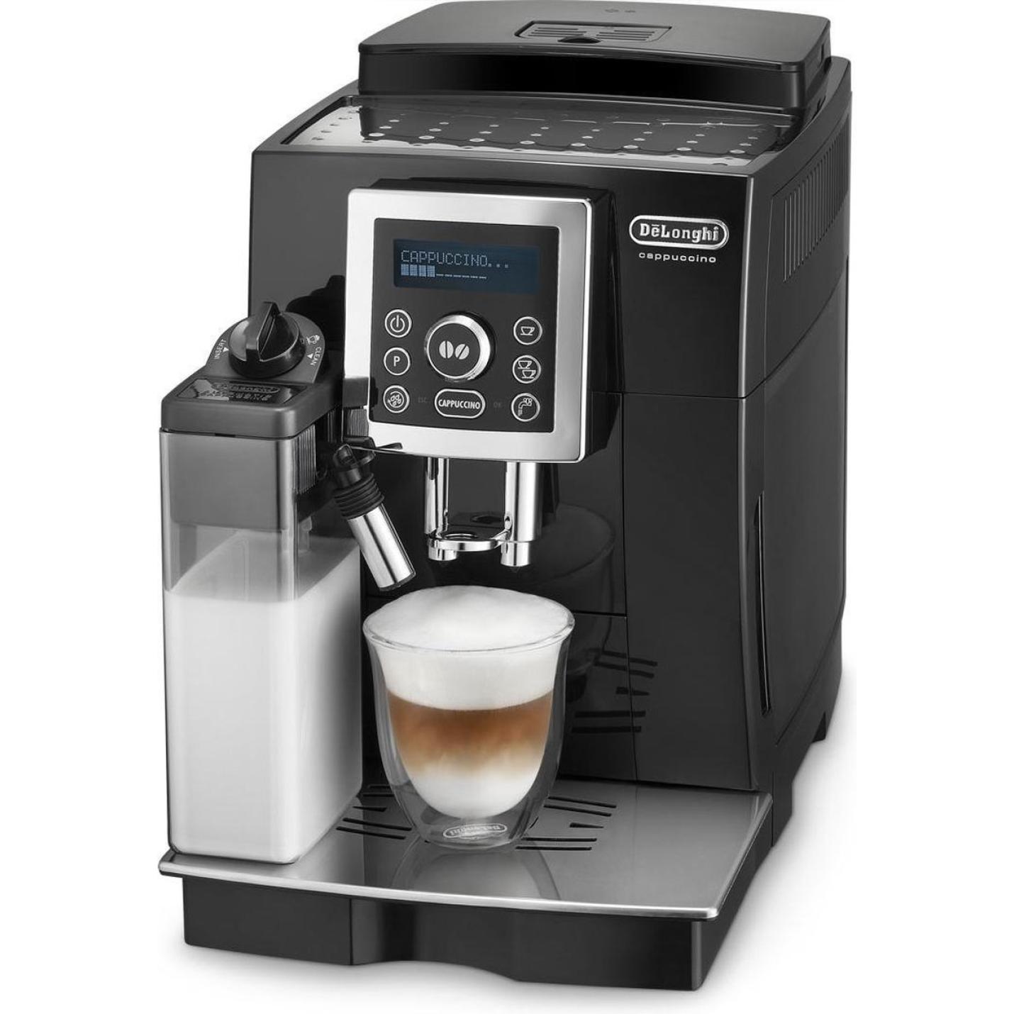 Inschrijven Zwembad Distributie De'Longhi ECAM 23.460.B - Volautomatische espressomachine - Zwart Retail XL  | Webshoplocatie.nl