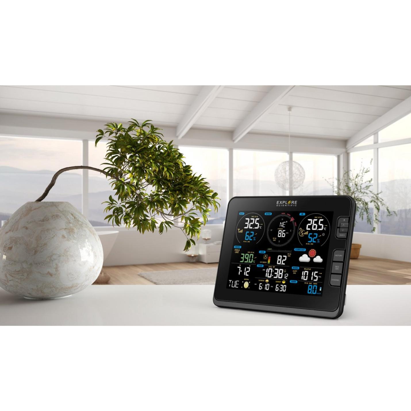 Explore Scientific WSX3001 Pro WIFI Weather Center 7-in-1 11