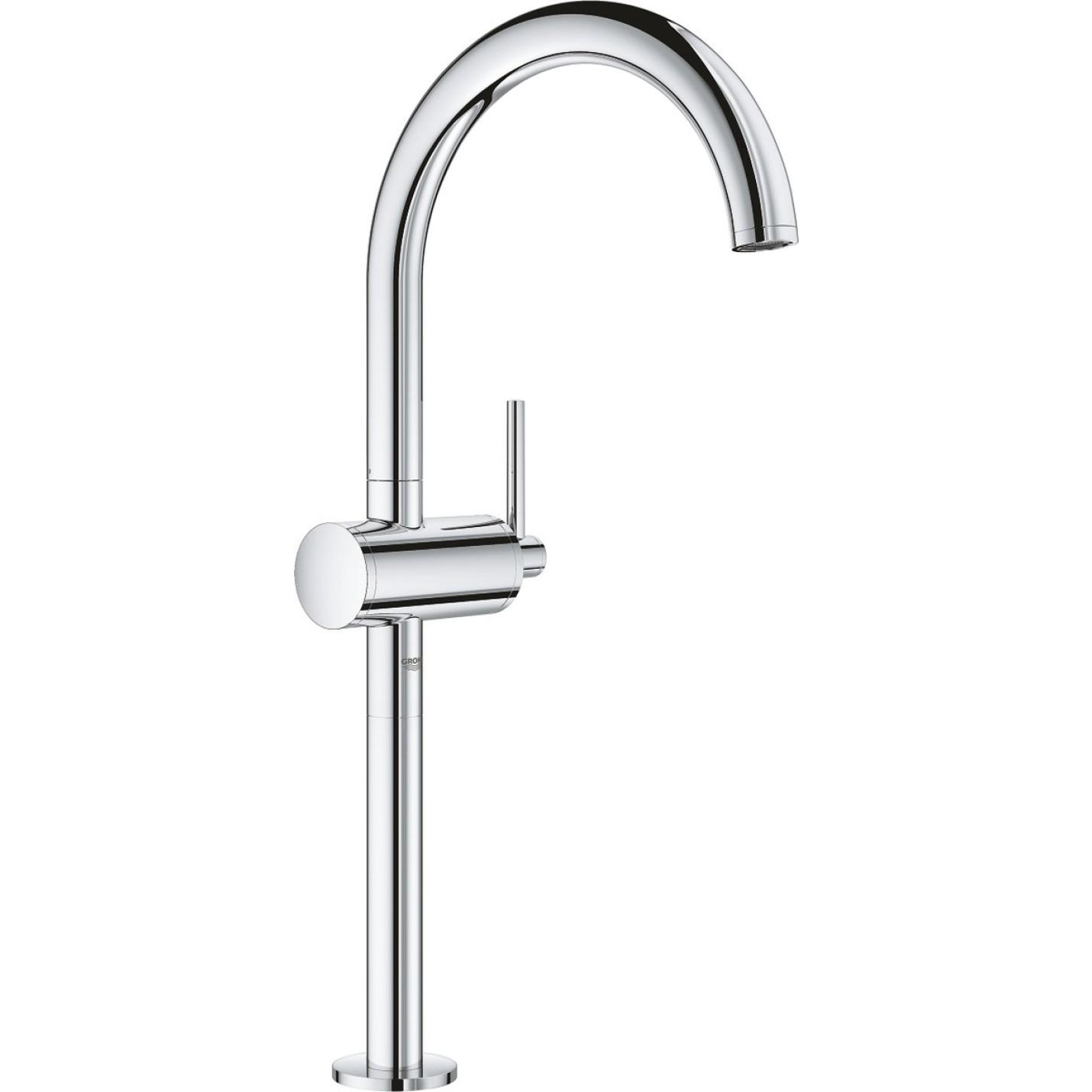 temperament Schijn Toevoeging GROHE Atrio wastafelkraan XL - Extra hoge draaibare uitloop - Met waste -  Chroom Retail XL | Webshoplocatie.nl