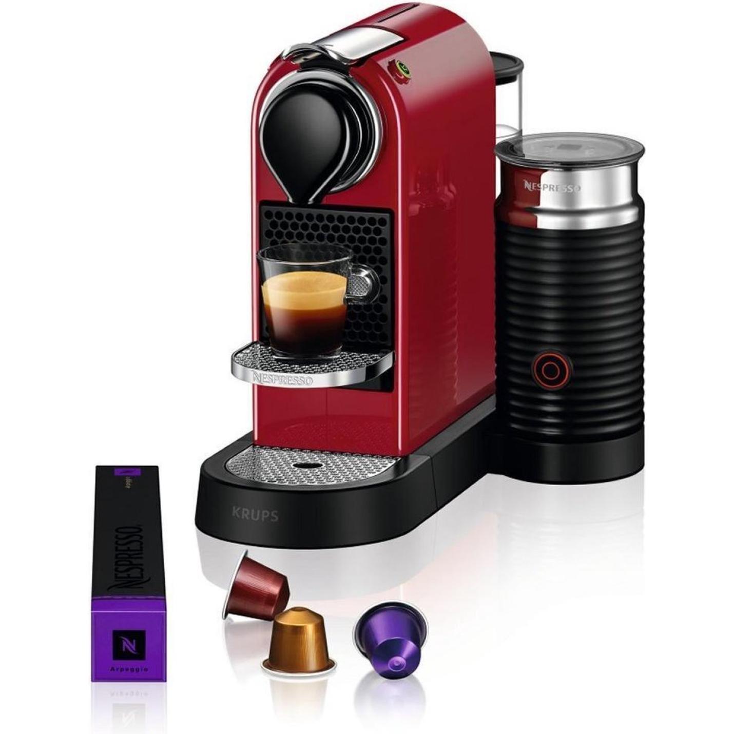 Nespresso Citiz & Milk XN761510 Koffiecupmachine - Rood Retail XL | Webshoplocatie.nl