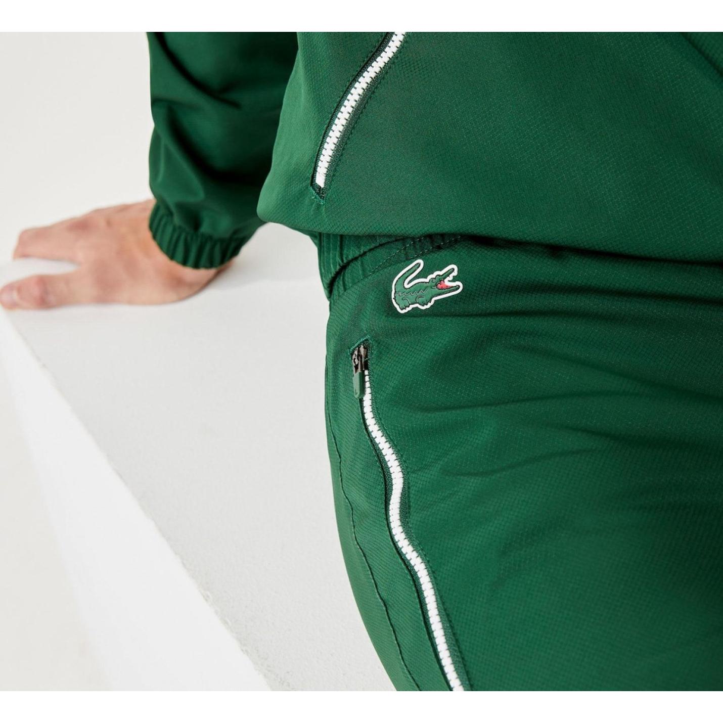 Lacoste Trainingspak - Maat XXL - Mannen - groen,wit bewerken 4