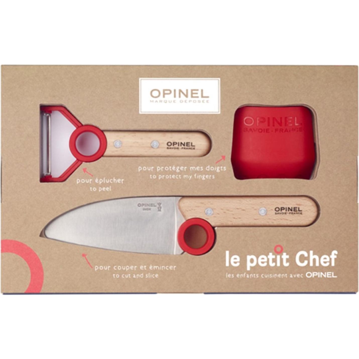 Opinel Le Petit Chef Keukenset - 3-Delig - RVS 1