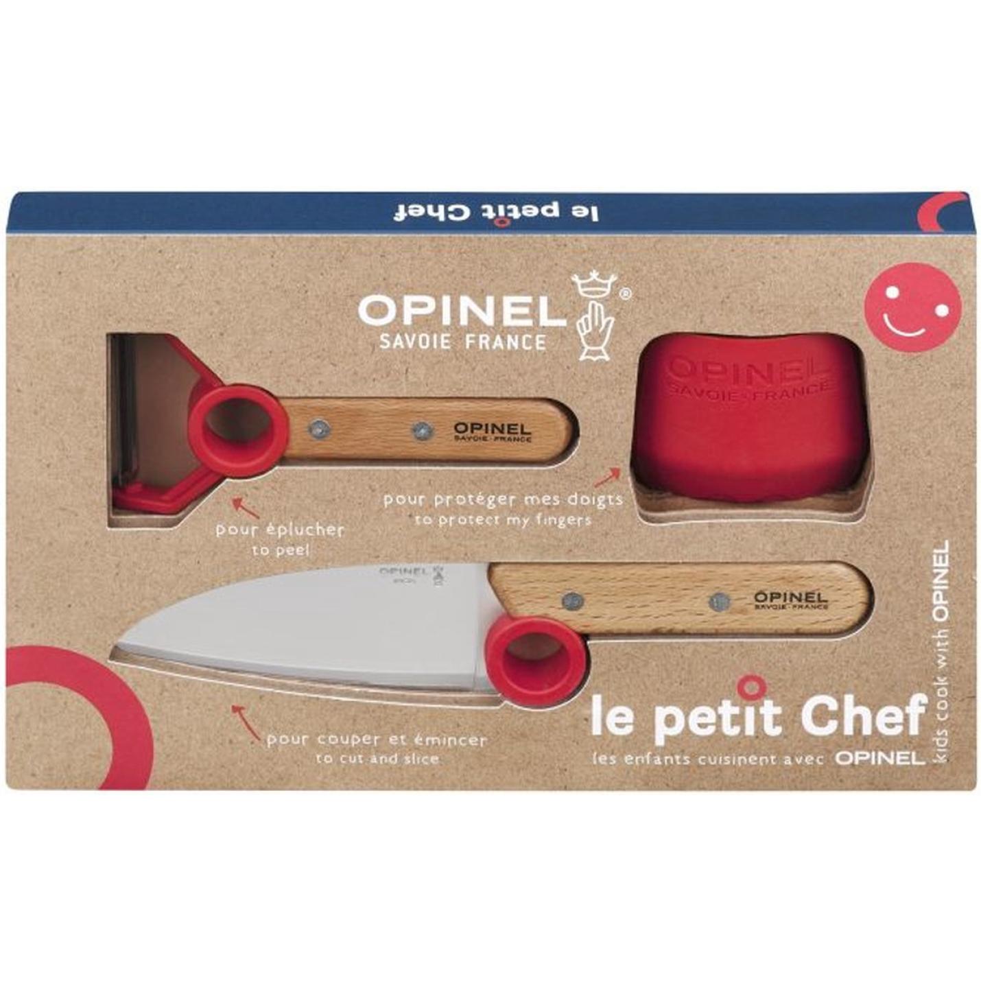 Opinel Le Petit Chef Keukenset - 3-Delig - RVS 12