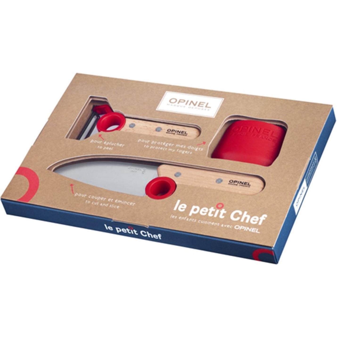 Opinel Le Petit Chef Keukenset - 3-Delig - RVS 2