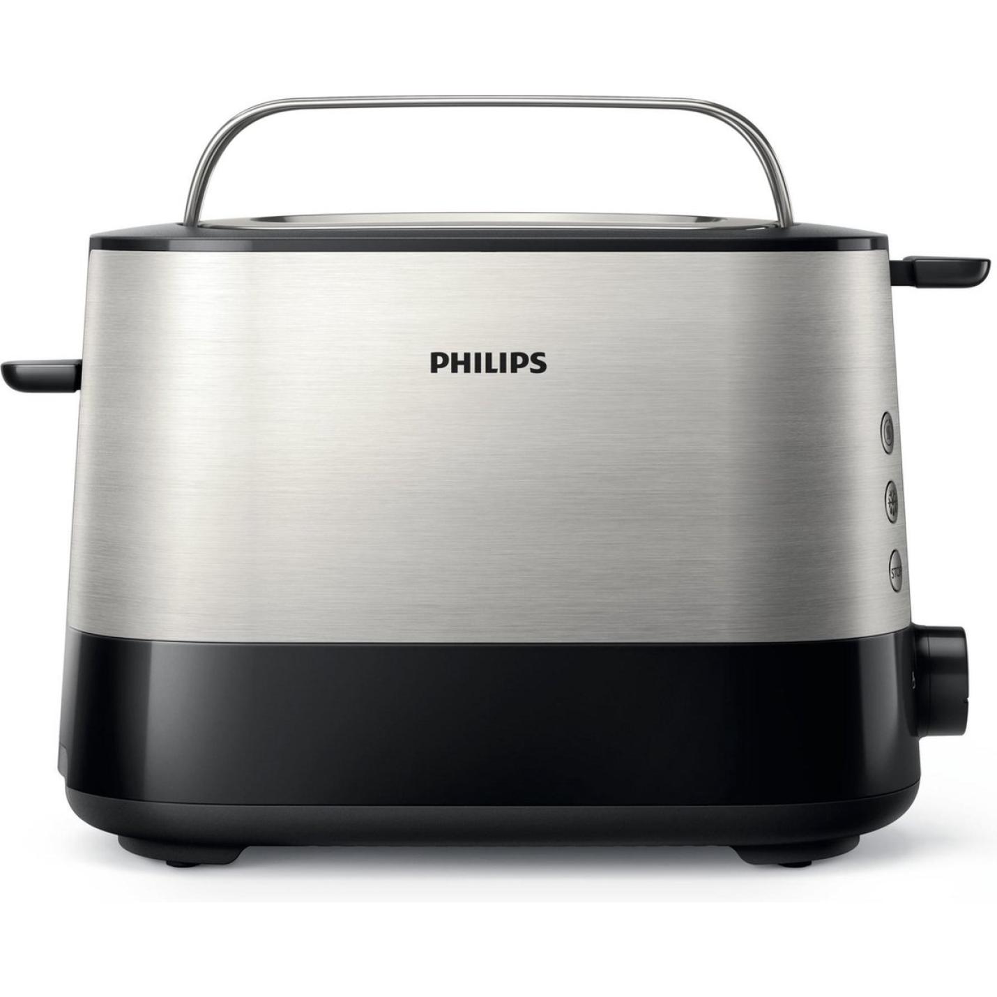 Philips Viva Collection Extra brede broodrooster met 2 sleuven, broodrooster 4
