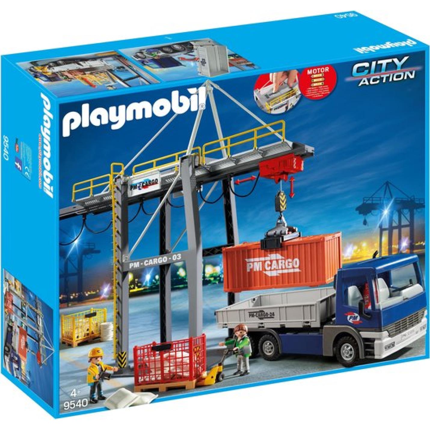 Playmobil nr. 9540 Elektrische Laadkade met Cargotruck