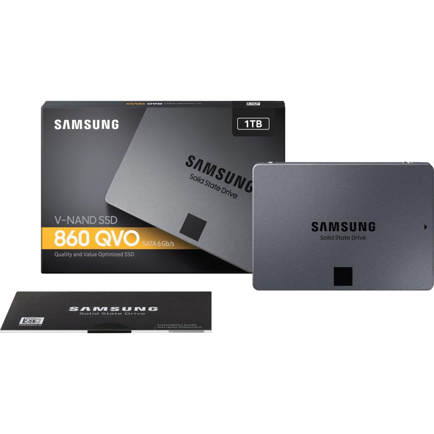 Samsung 860 QVO 1TB 2,5 inch SSD 10