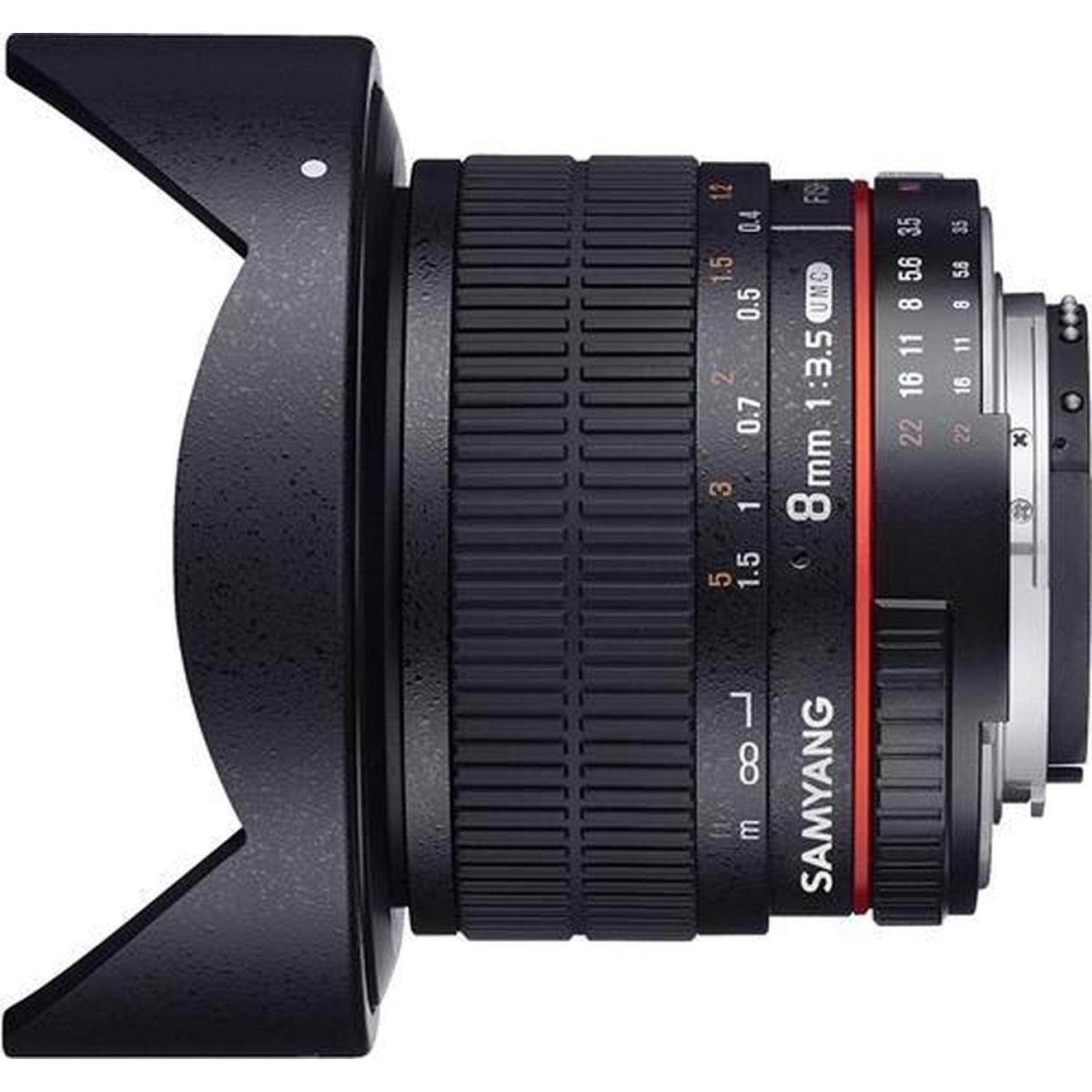 Samyang 8mm F3.5 Umc Fisheye Csii  Prime lens  geschikt voor Fujifilm X 3