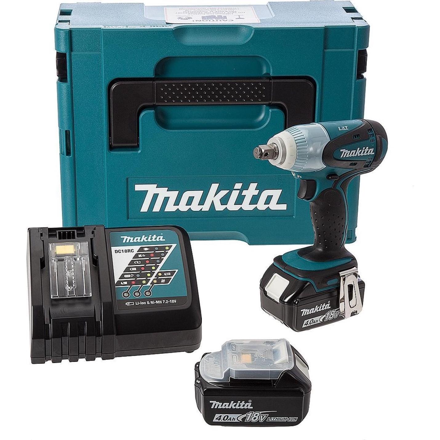 Makita DTW251RMJ 18V Li-Ion Accu slagmoersleutel set (2x 4.0Ah accu) in Mbox - 230Nm 2