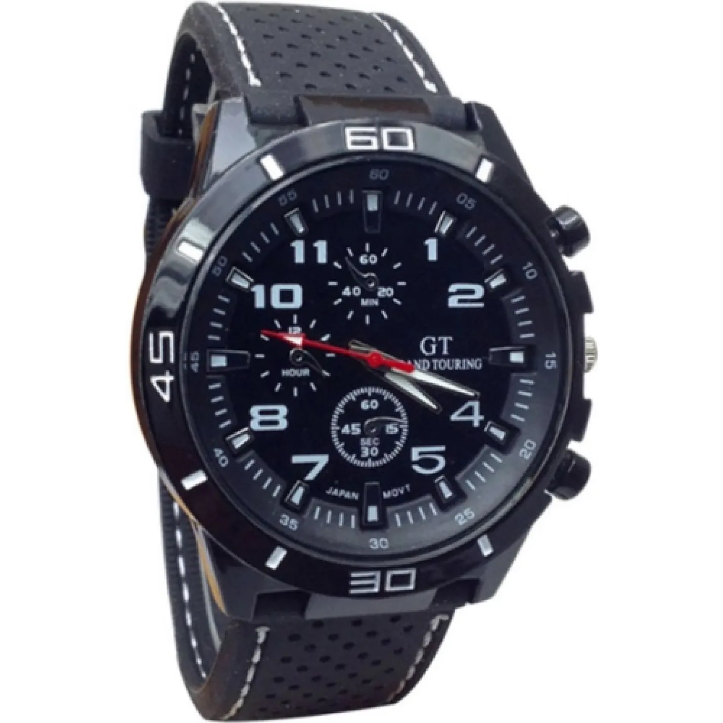 Hidzo Horloge GT Sport Ø 40 mm - Wit - Inclusief horlogedoosje
