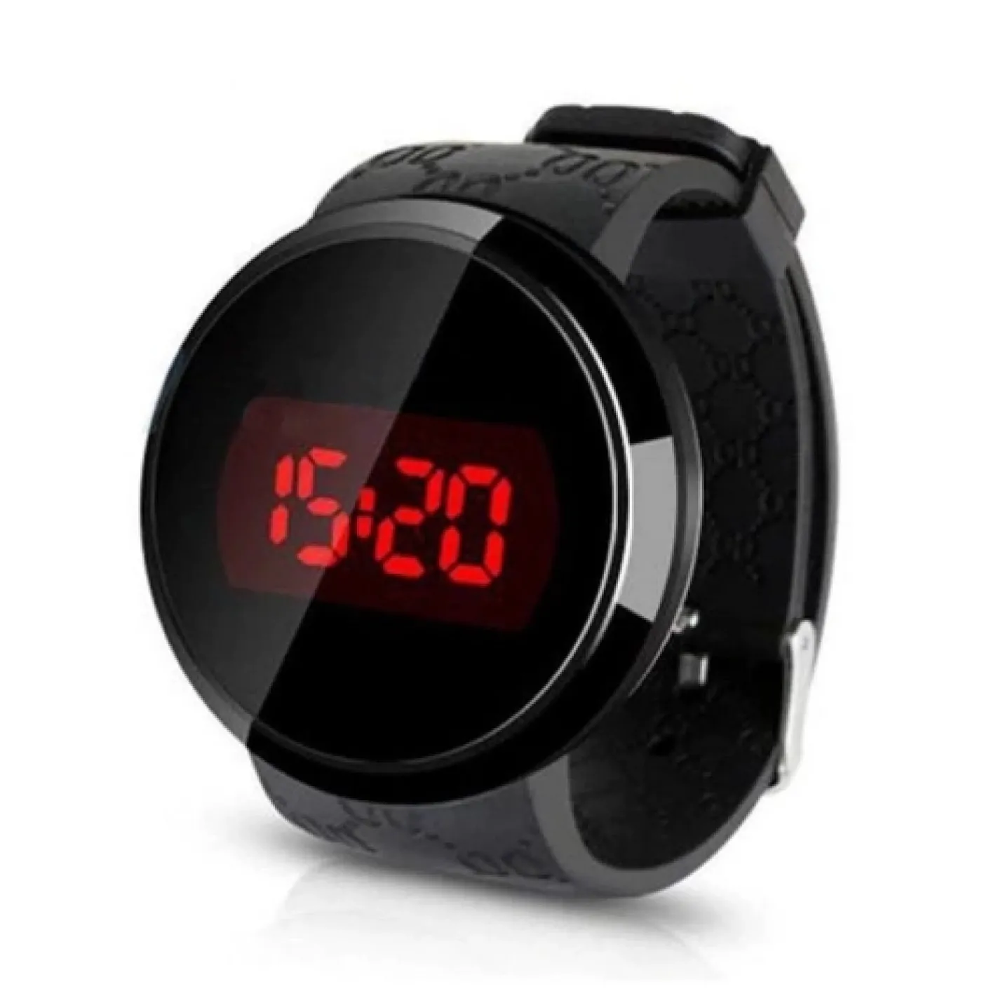 Hidzo Horloge Touchscreen Ø 37 mm - Zwart - Inclusief horlogedoosje