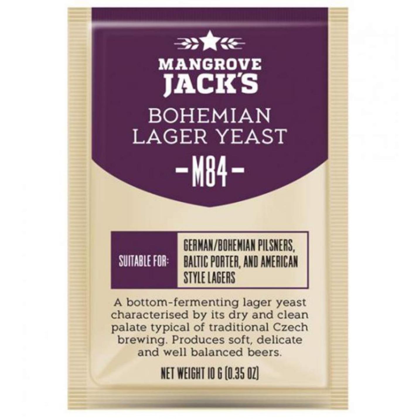 Bohemian Lager gedroogde biergist M84 - Mangrove Jack's Craft Series - 10 G