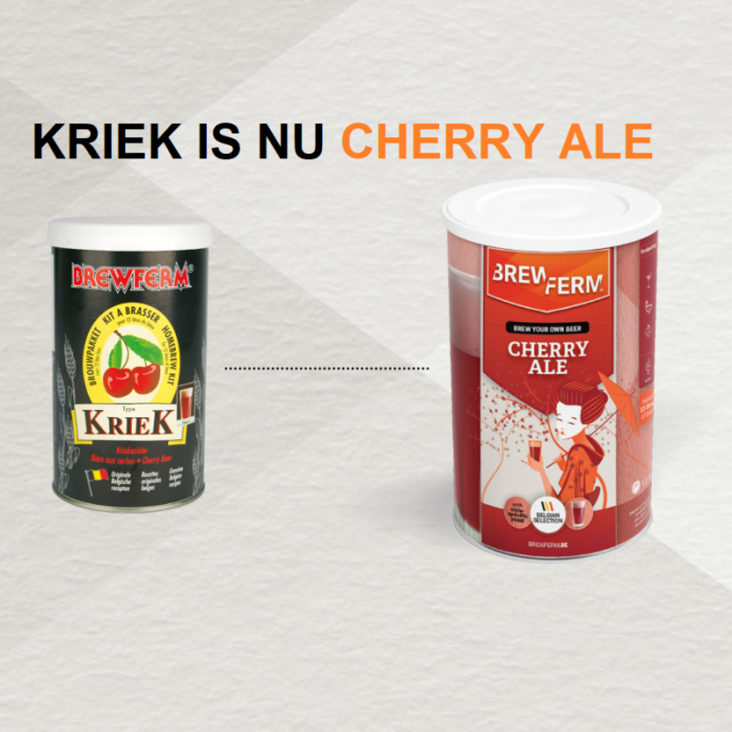 Bierkit Brewferm Cherry Ale( was Kriek) Voor 12 L