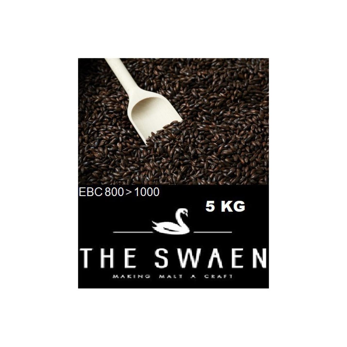 Chocolade tarwemout BlackSwaen Chocolate W 5 Kg 800-1000 EBC