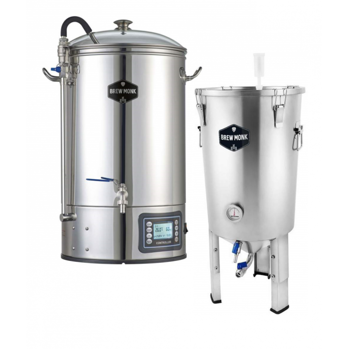 Electrische brouwketel (vernieuwd!) Brewmonk 30l Combi deal Gistvat