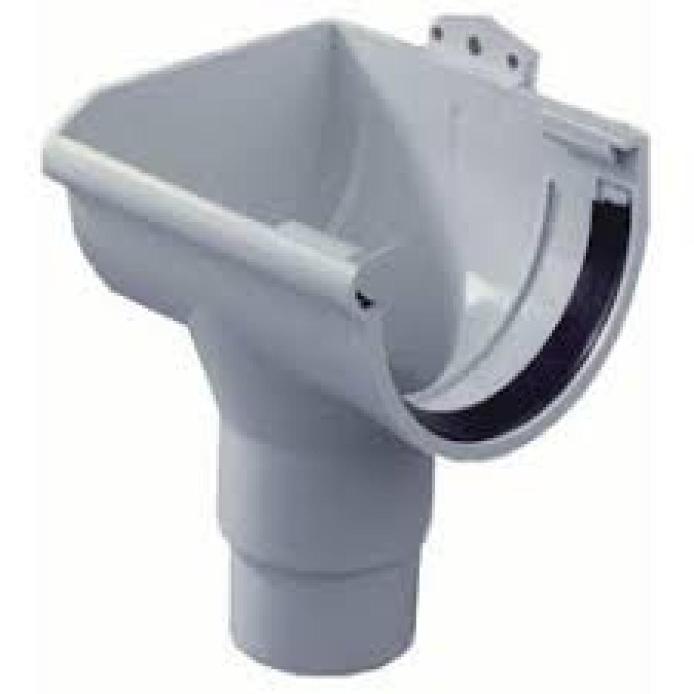 PVC Einduitloop 120mm-links