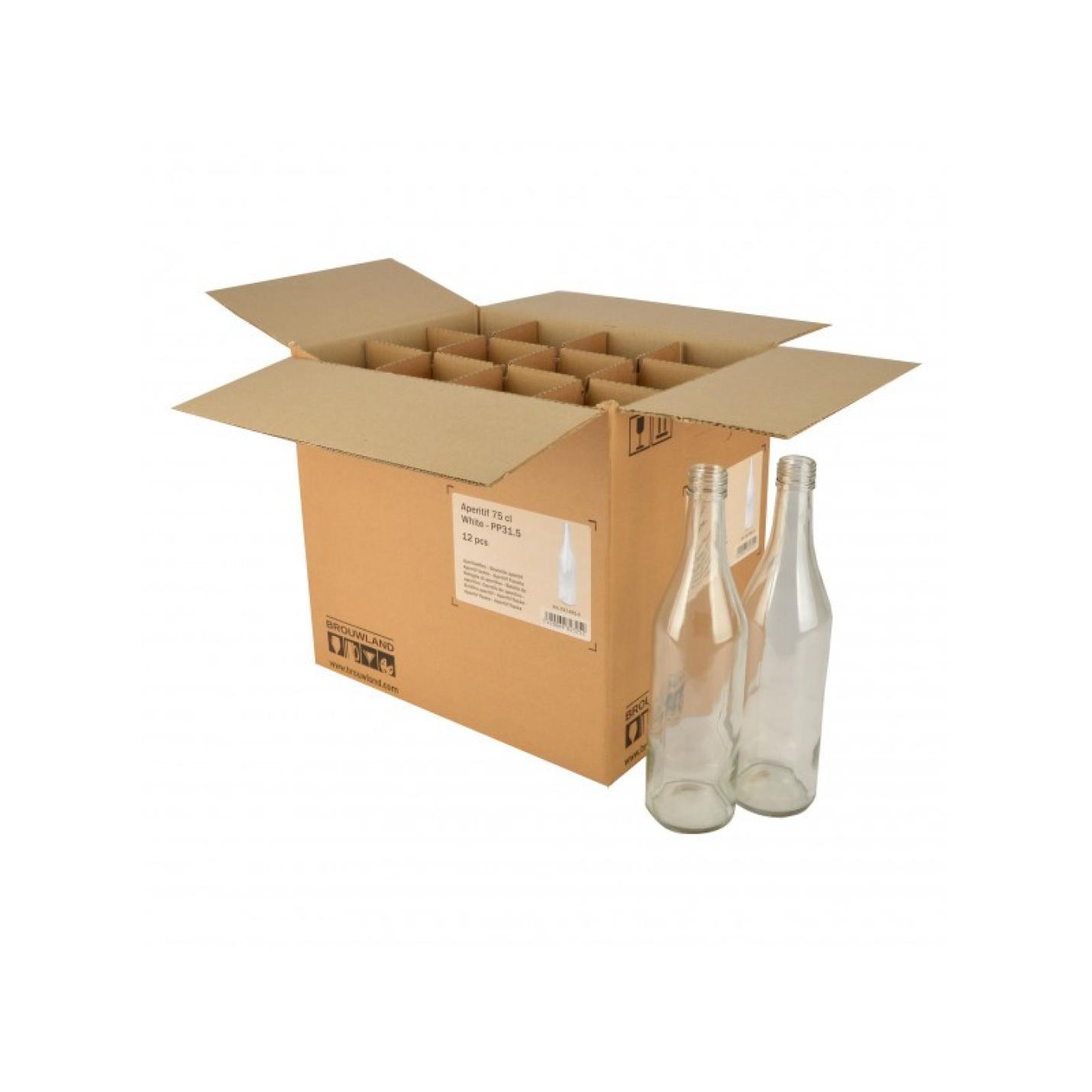 Fles Aperitief 50 Cl Wit Pp31,5, Doos 12 St.