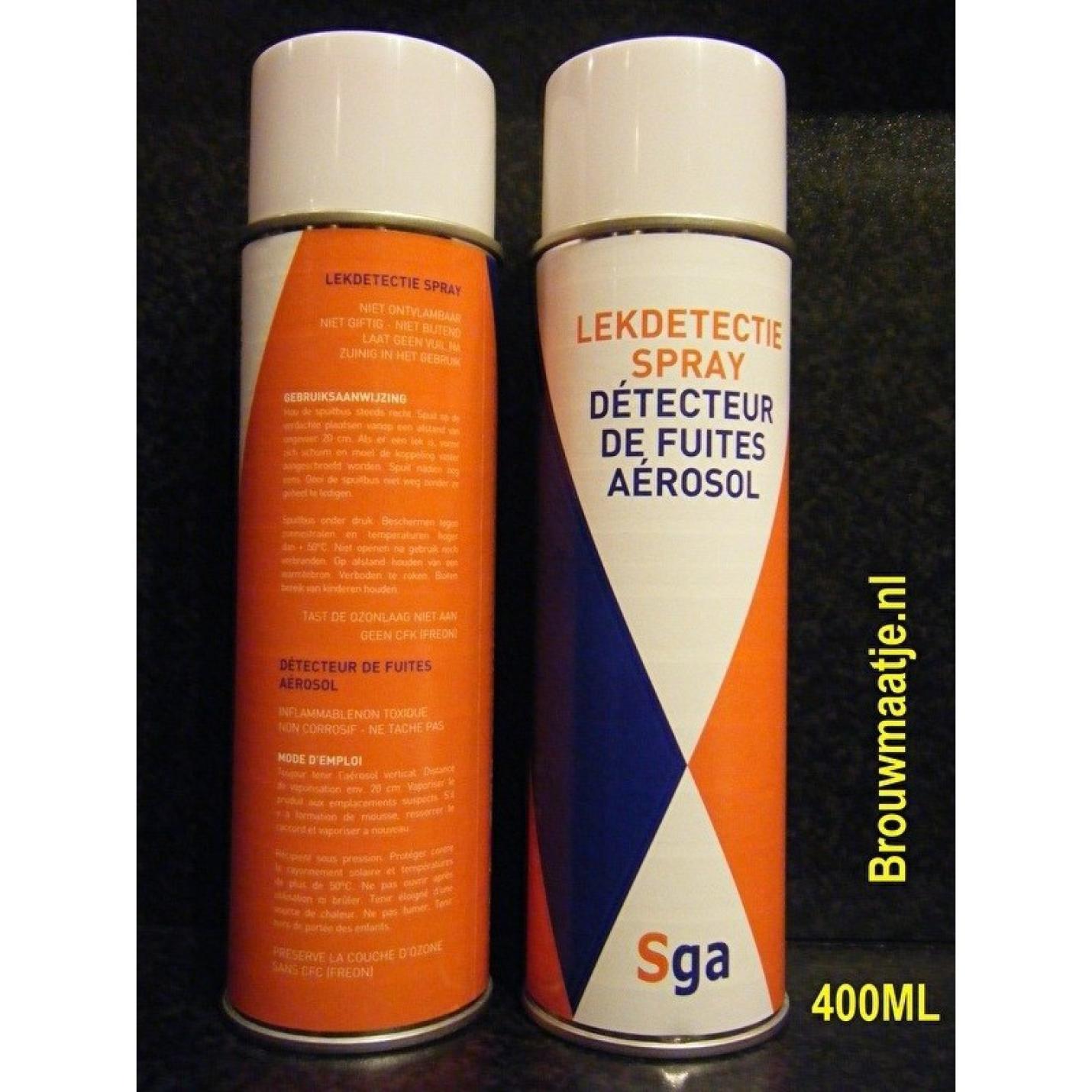 Gaslek detectie spray