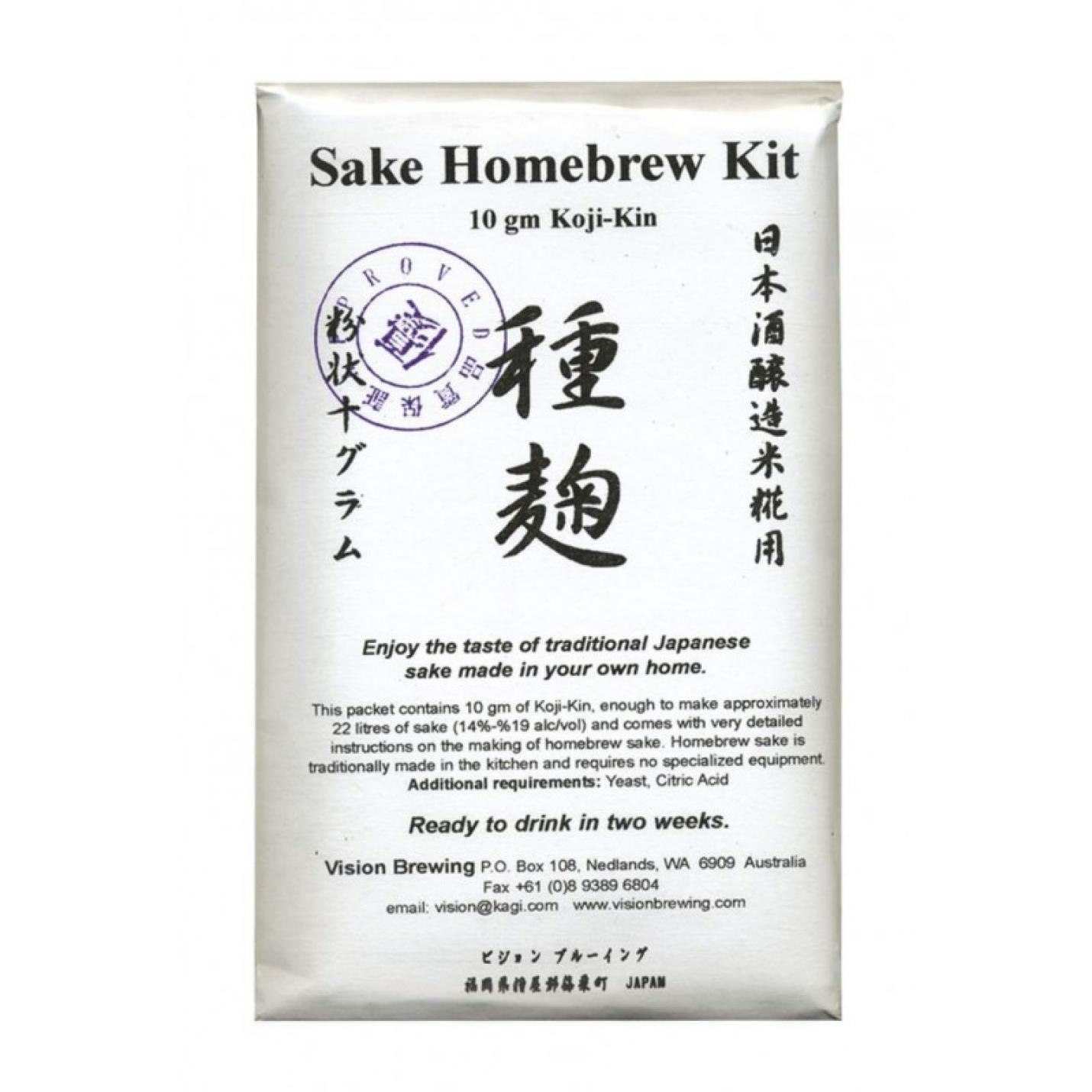 Koji-Kin 10 Gram (voor 6 Kg Rijst - 22 L Sake) tht 15-08-22