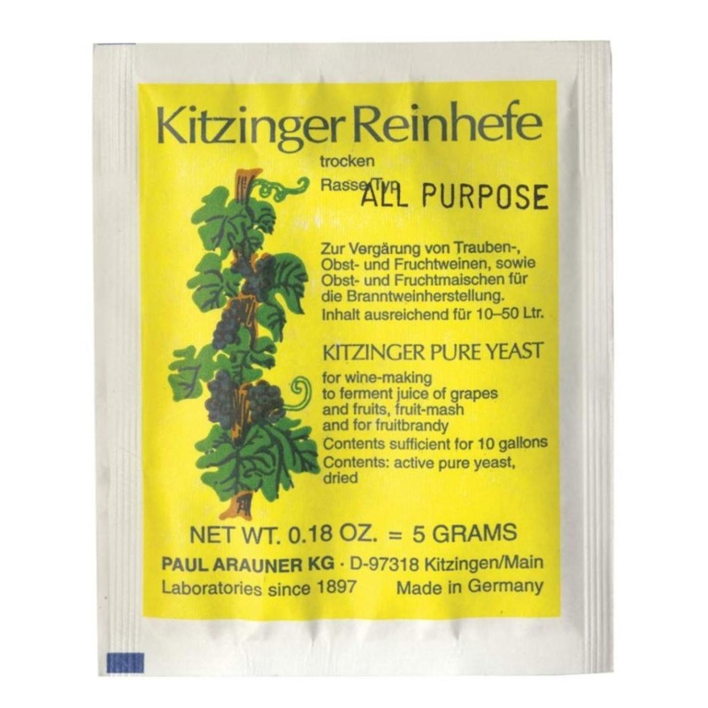 wijngist (korrel) Kitzinger Universeel Vr 50 L