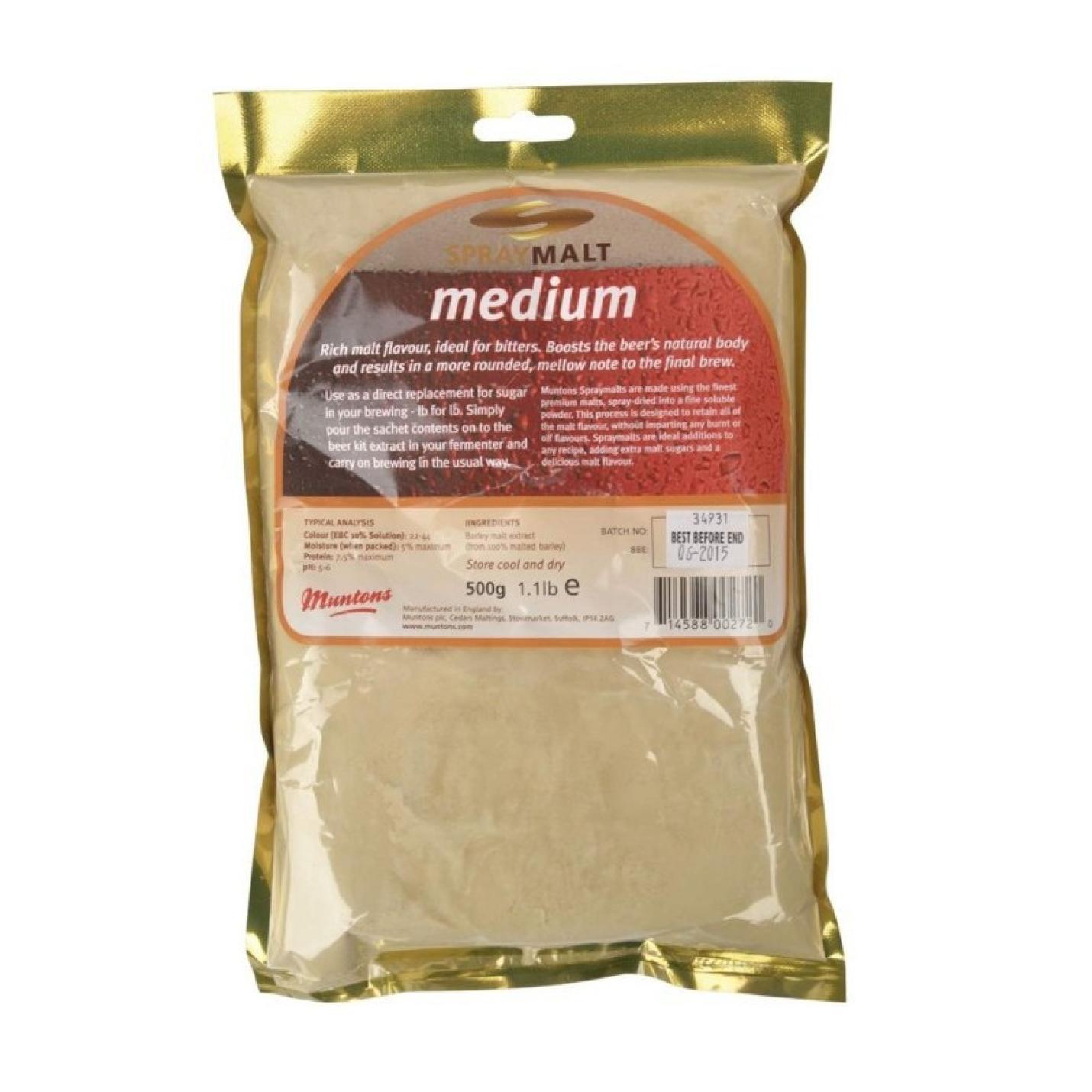 Moutextract Poeder Muntons Medium 22-44 Ebc 500 G