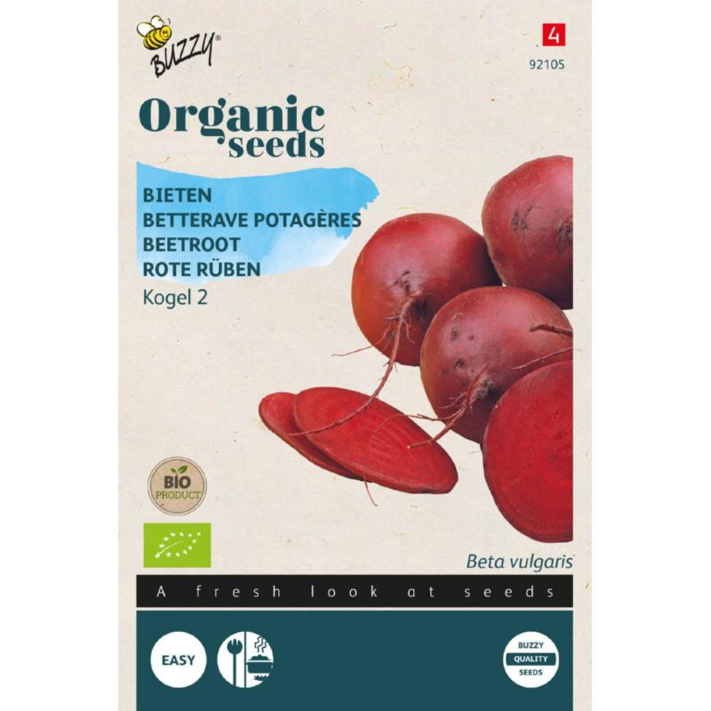 Buzzy® Organic Bieten Detroit 2 zaden (BIO)